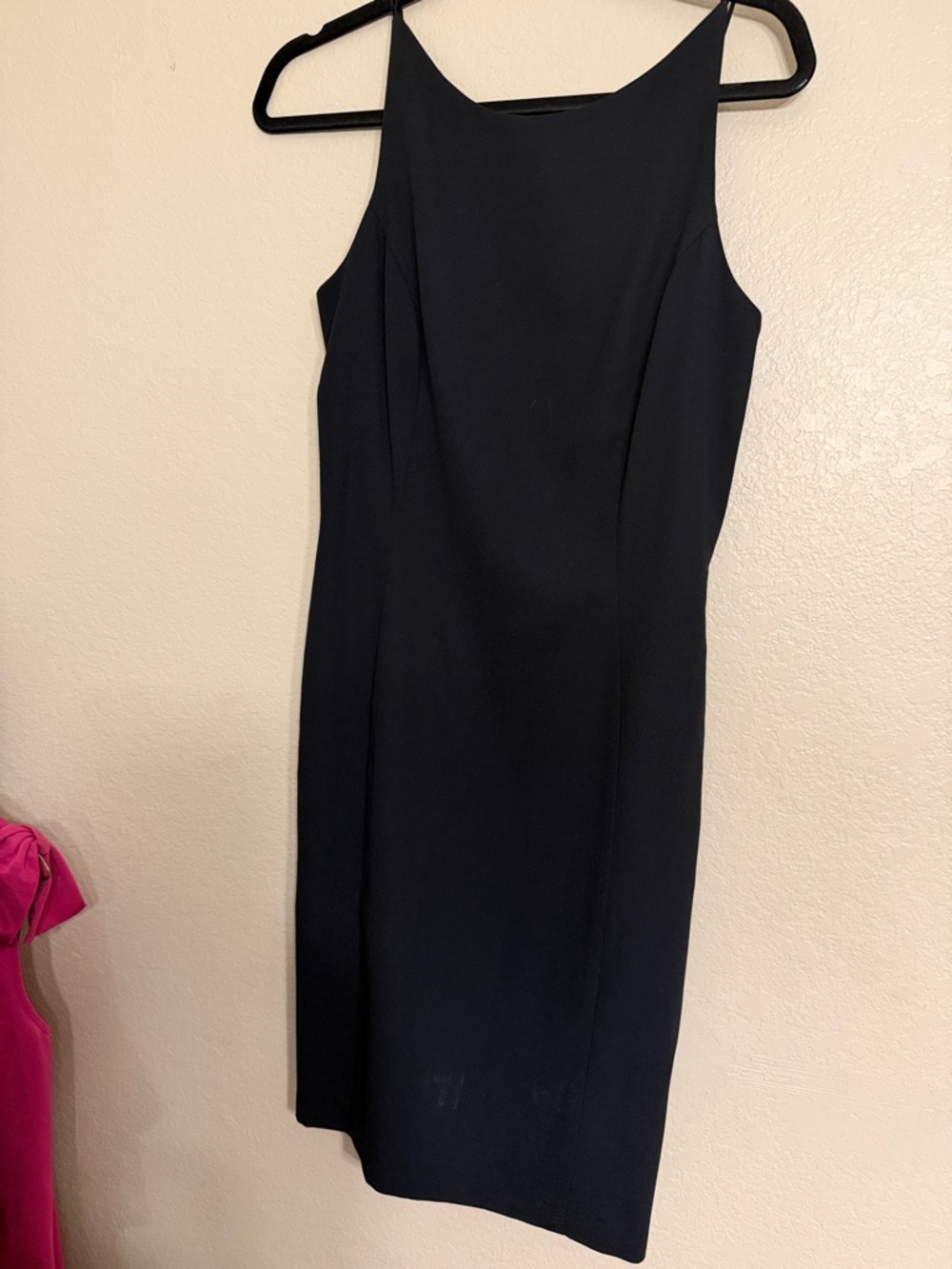 Elegant Black Midi Sheath Dress